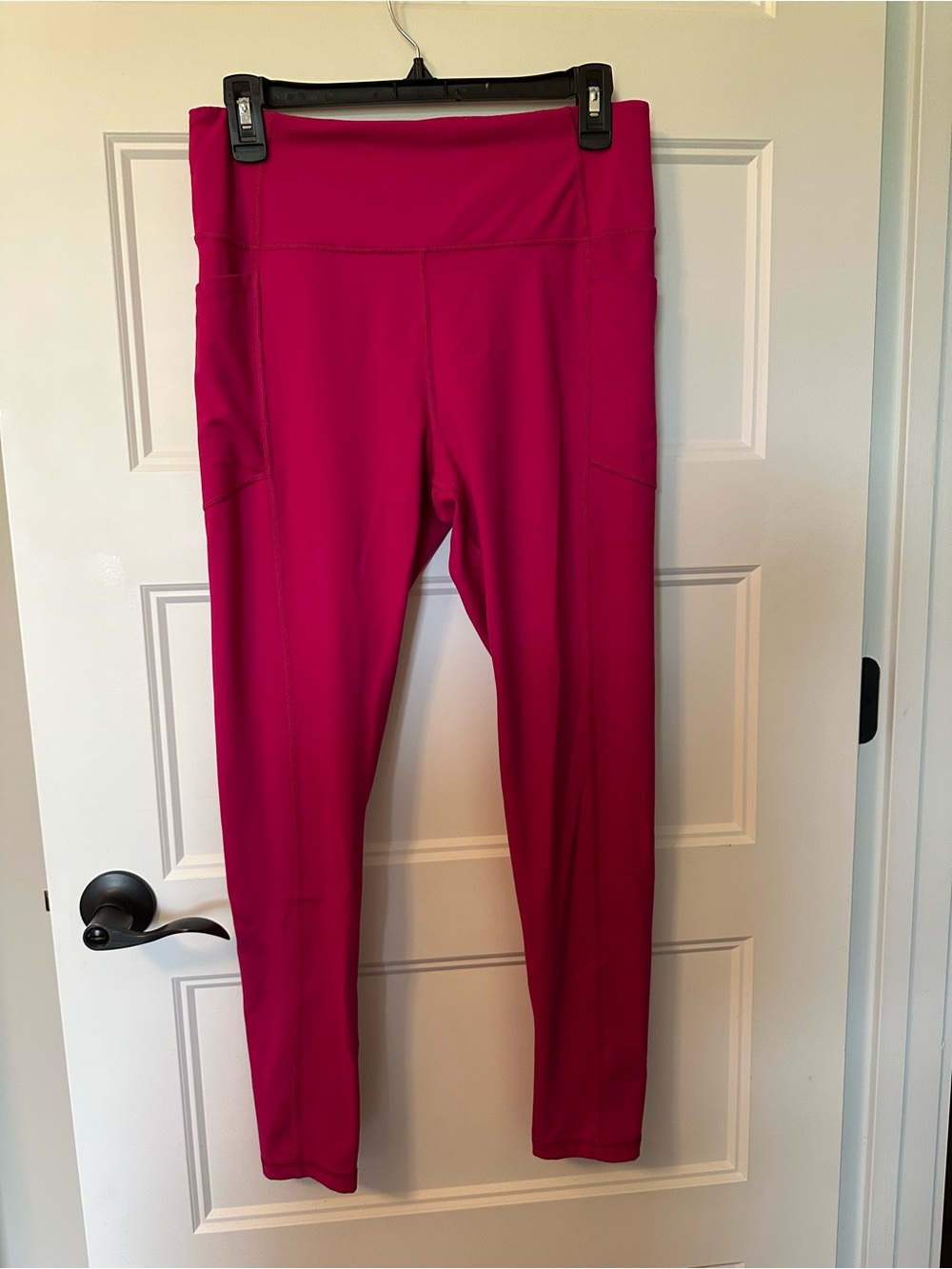 Victoria's Secret Hot Pink High-Rise Leggings with Pockets